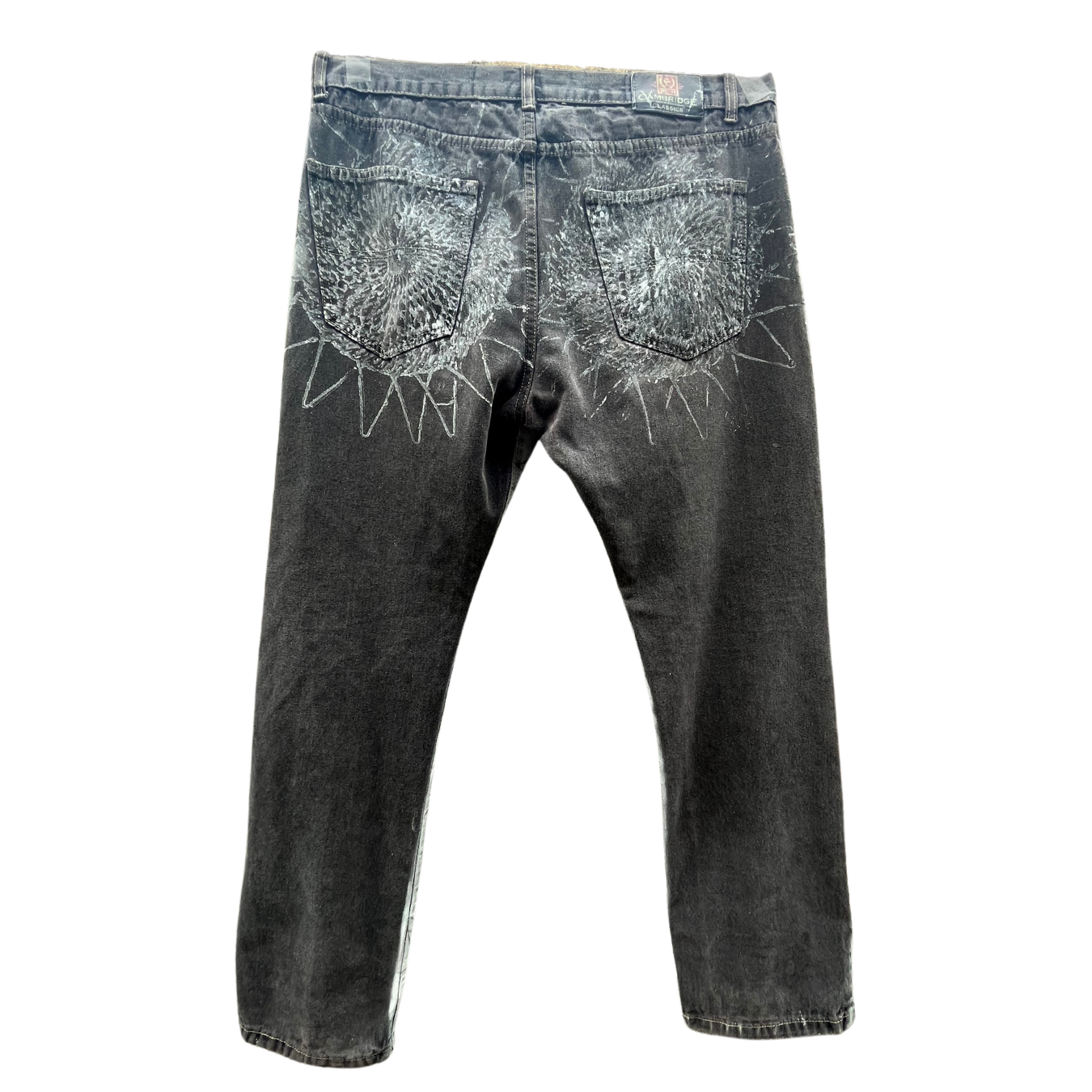 Grey Denim Radial Weave Style No. 8