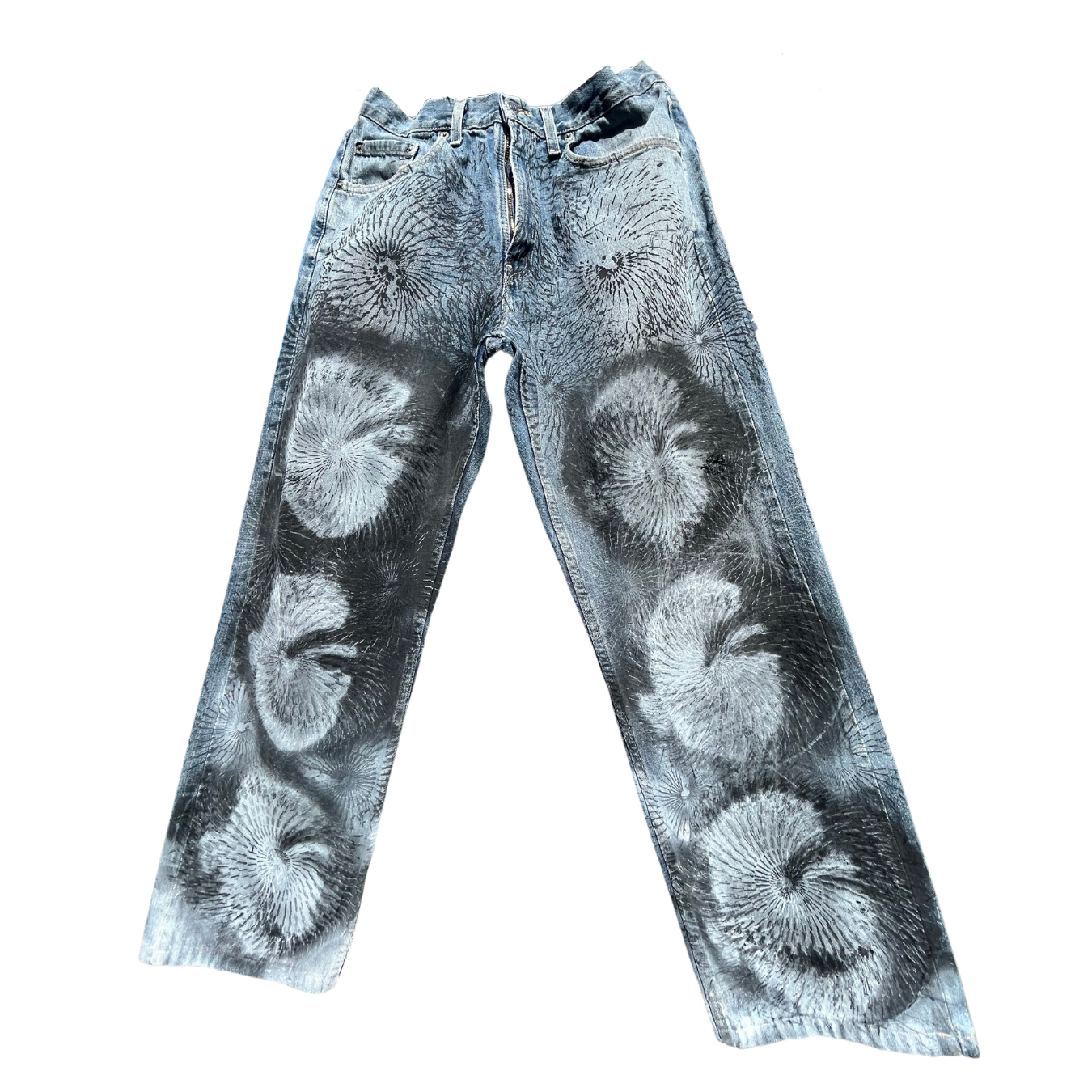 Denim Infinite Radial Weave