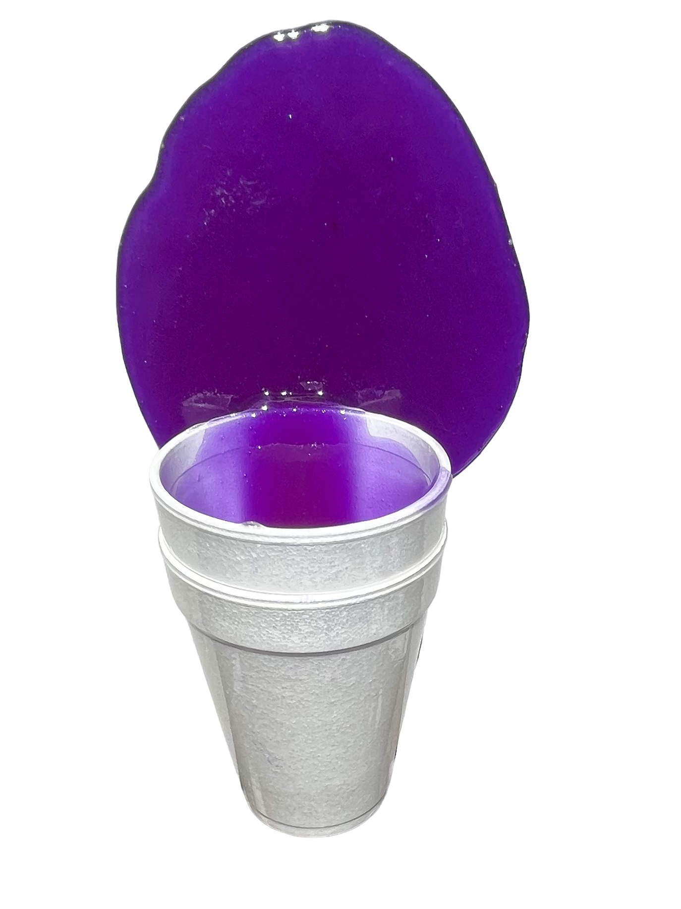 purple kicked cup